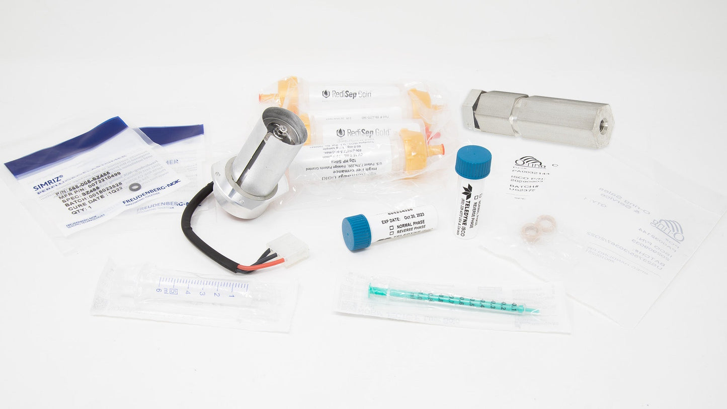 Seals, lamp, verification kit, filter