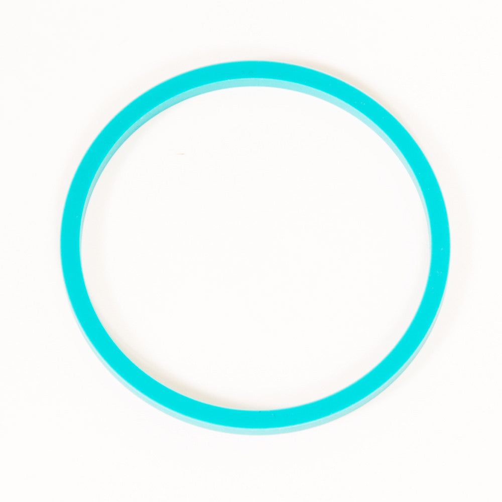 Round green object