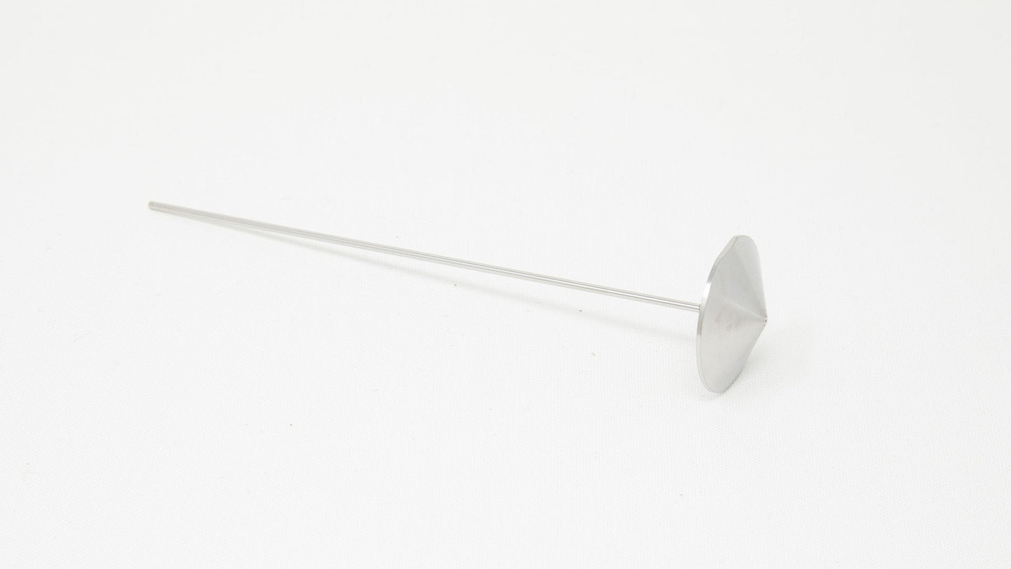 Round stainless steel tube with cap