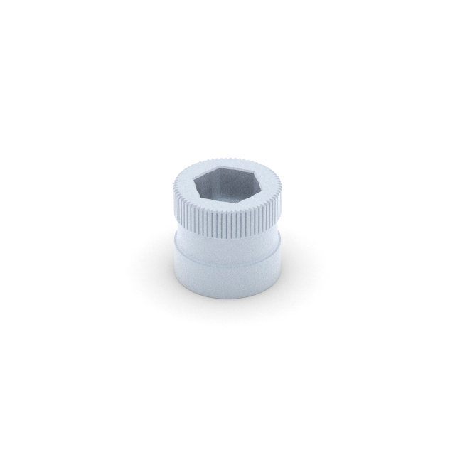 Round nut.
