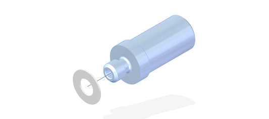A close-up of a cylinder