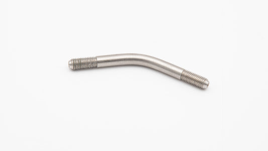 A close-up of a metal rod