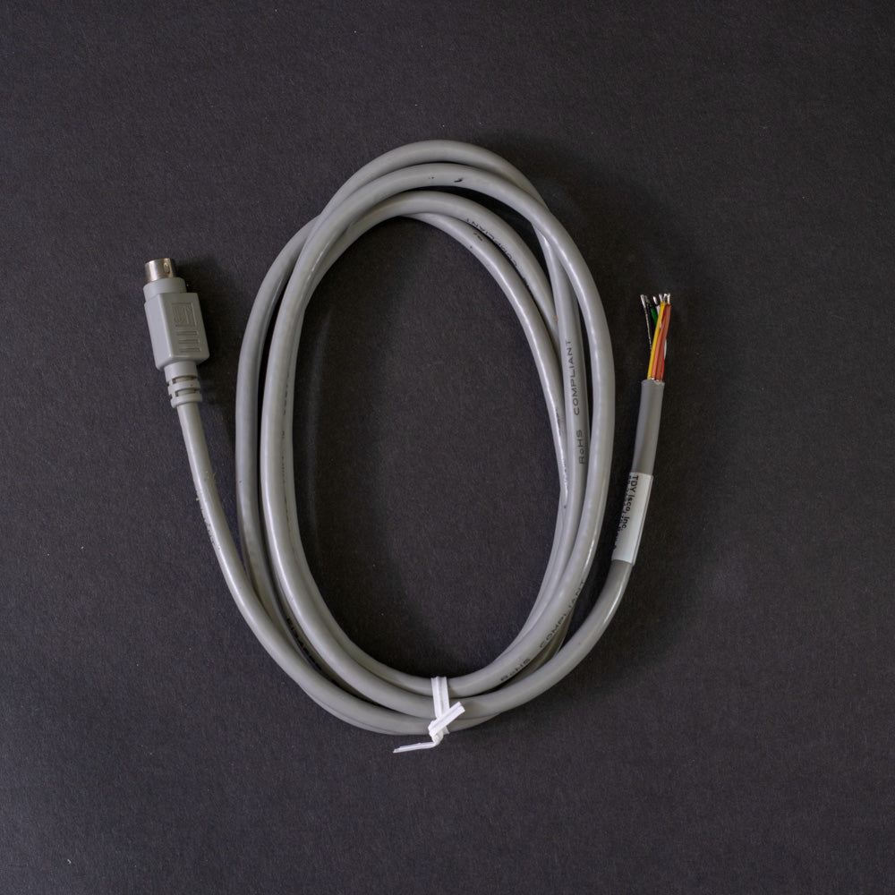 A close-up of a cable.