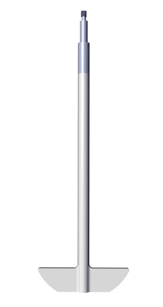 Cylinder with paddle on one end