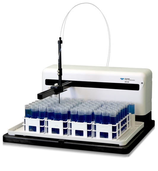 Laboratory equipment with test tubes on a white background