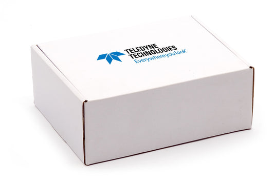 White box with Teledyne Technologies logo on a white background