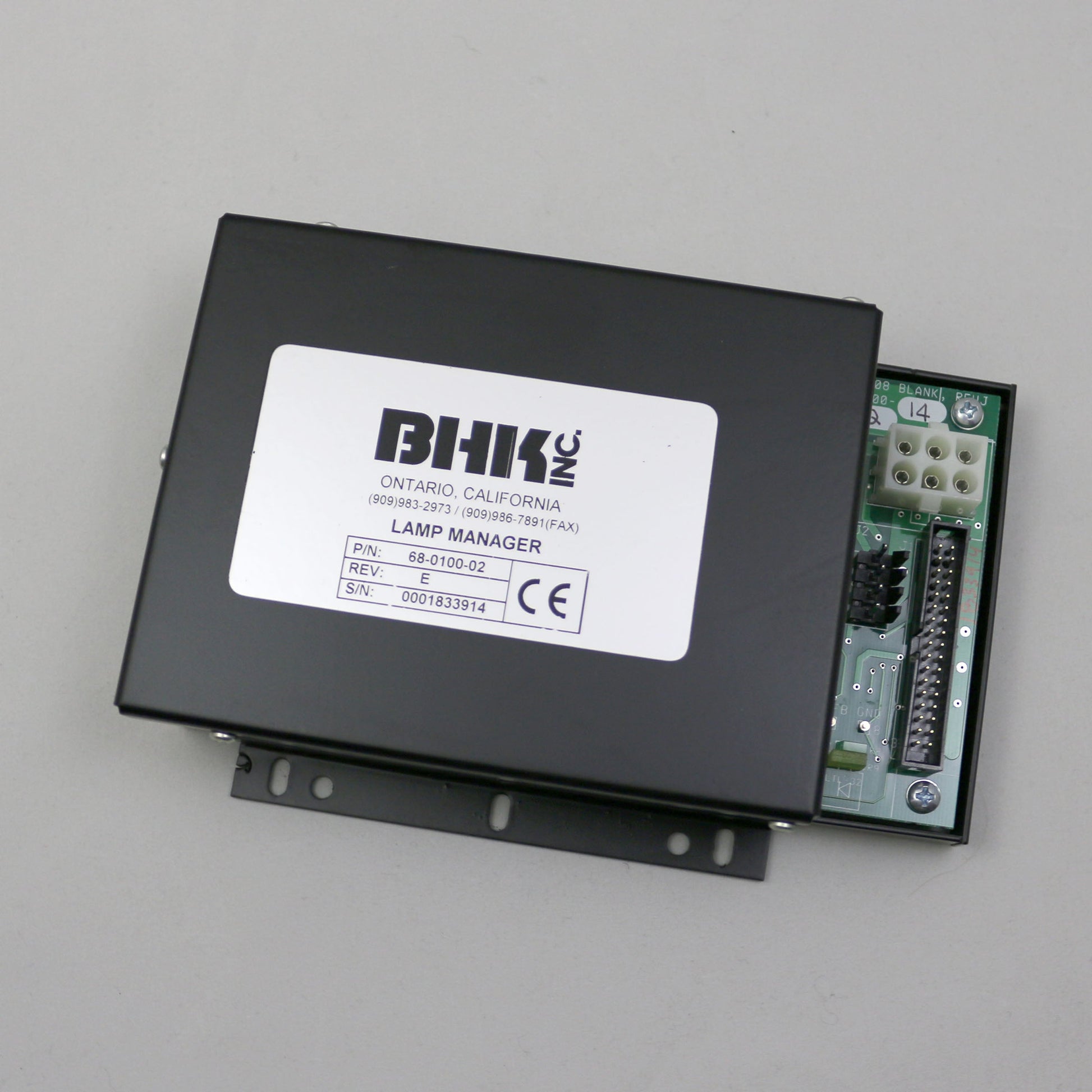 BHK Inc. lamp manager on a gray background
