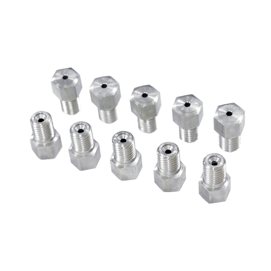 Set of stainless steel nuts