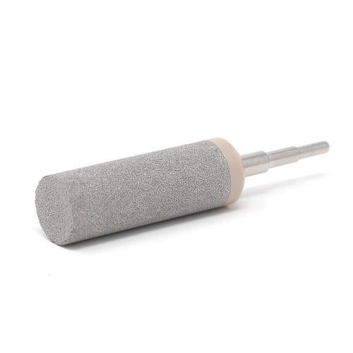 Cylindrical filter with connector at one end.
