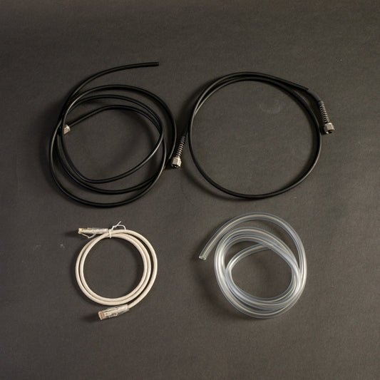 Accessory package including vinyl tubing, waste tube, inlet tube, cable