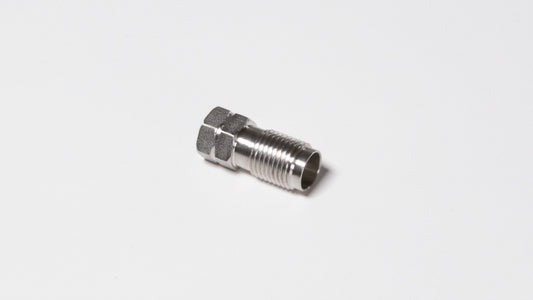 Analytical standard check valve housing.