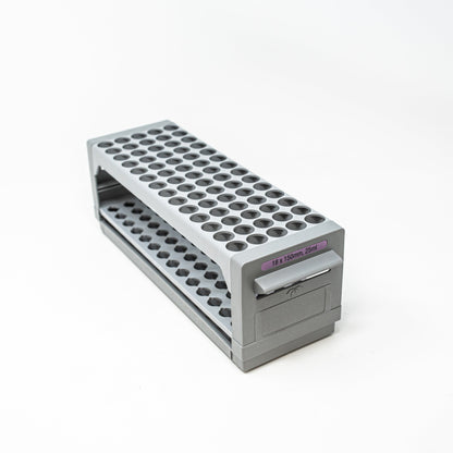 Rack with 70 holes for test tubes