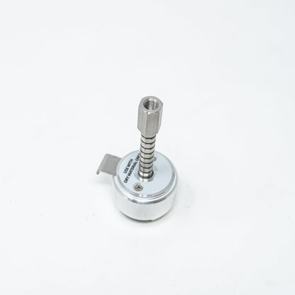 Adjustable Solid Load Cartridge Cap.  Fits 2.5 and 5 gram-size Universal sample load cartridges.  Includes one loading rod. 