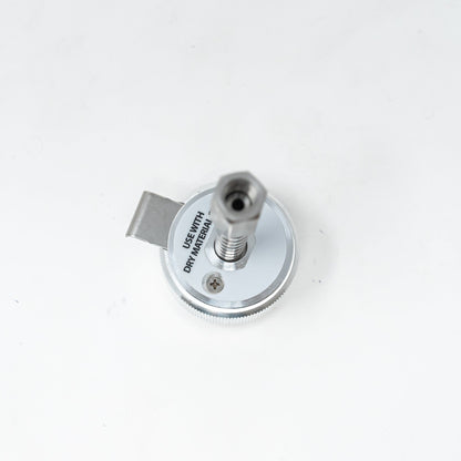 Adjustable Solid Load Cartridge Cap.  Fits 2.5 and 5 gram-size Universal sample load cartridges.  Includes one loading rod. 