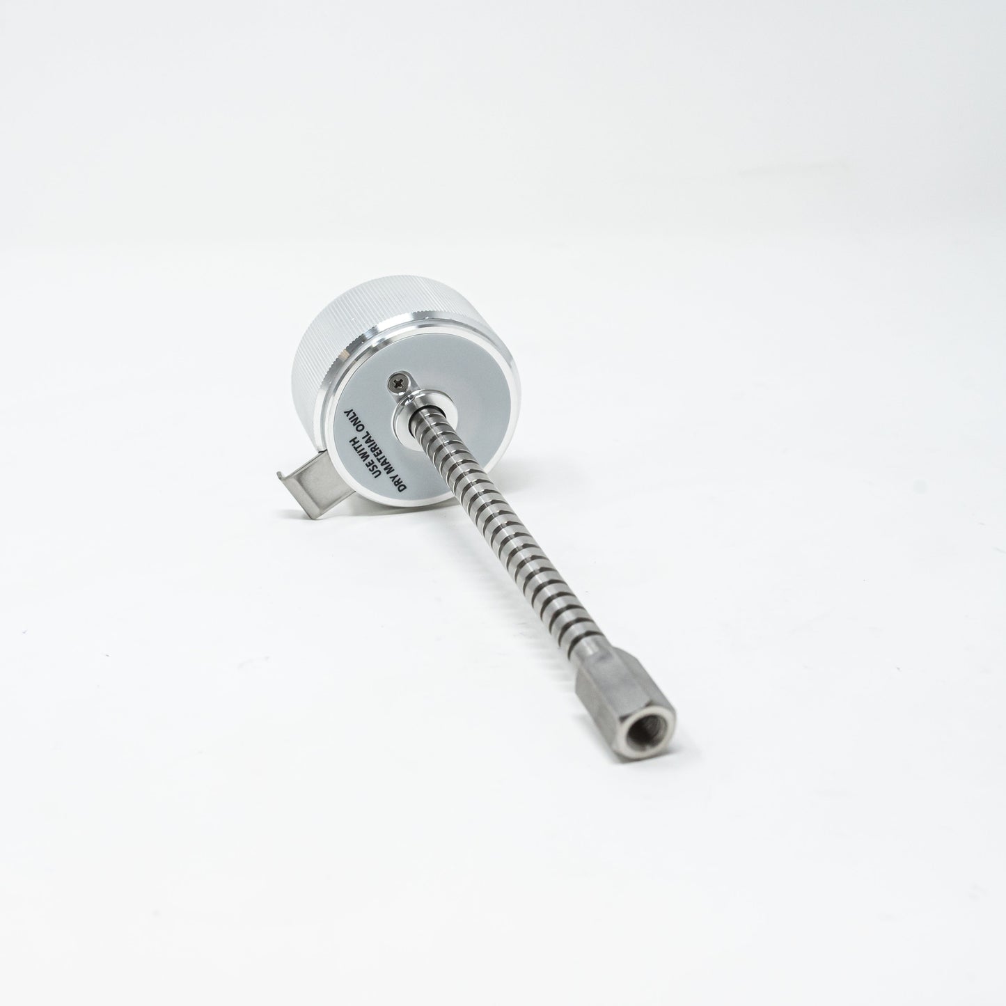 Adjustable Solid Load Cartridge Cap.  Fits 12 and 25 gram-size Universal sample load cartridges.  Includes one loading rod. 