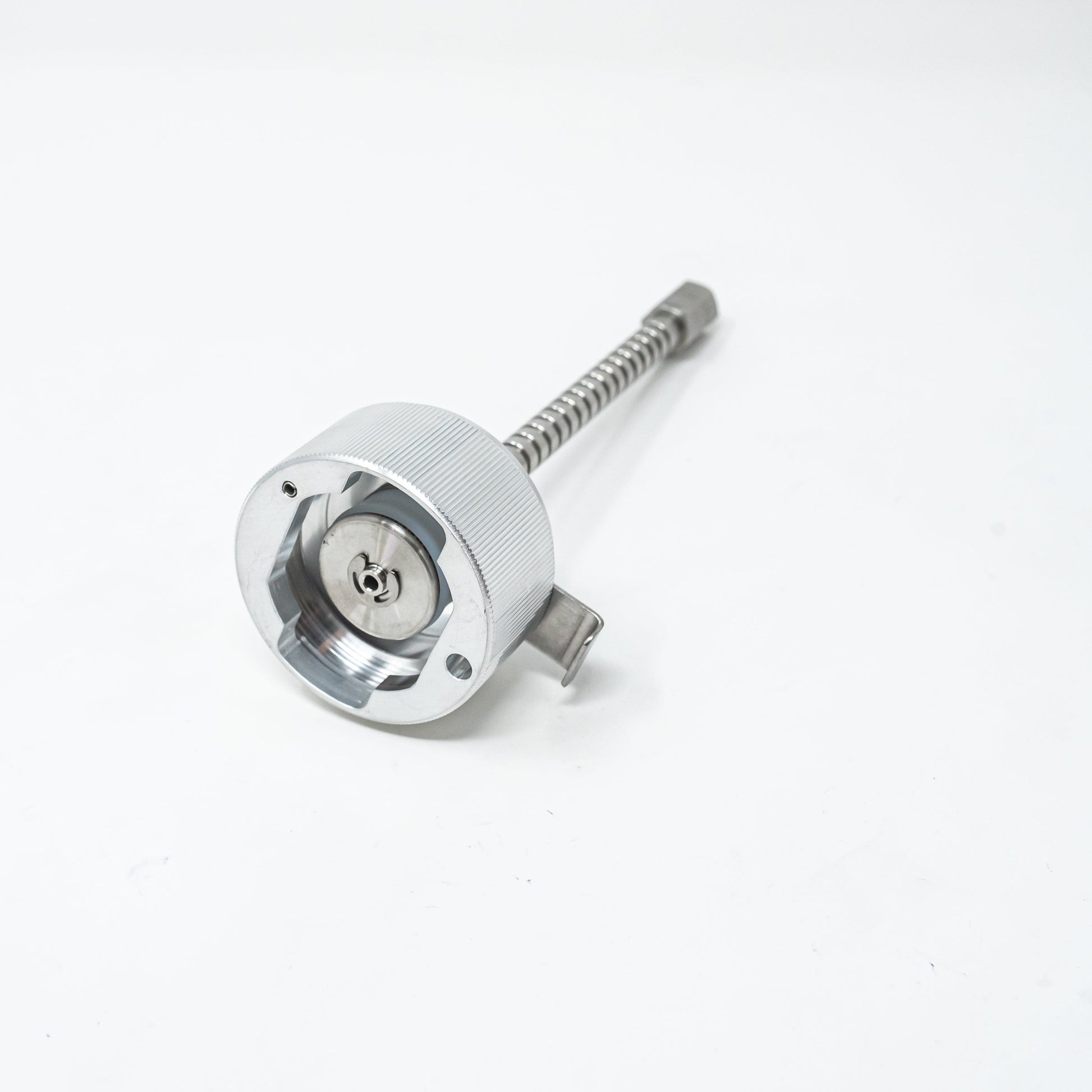 Adjustable Solid Load Cartridge Cap.  Fits 12 and 25 gram-size Universal sample load cartridges.  Includes one loading rod. 