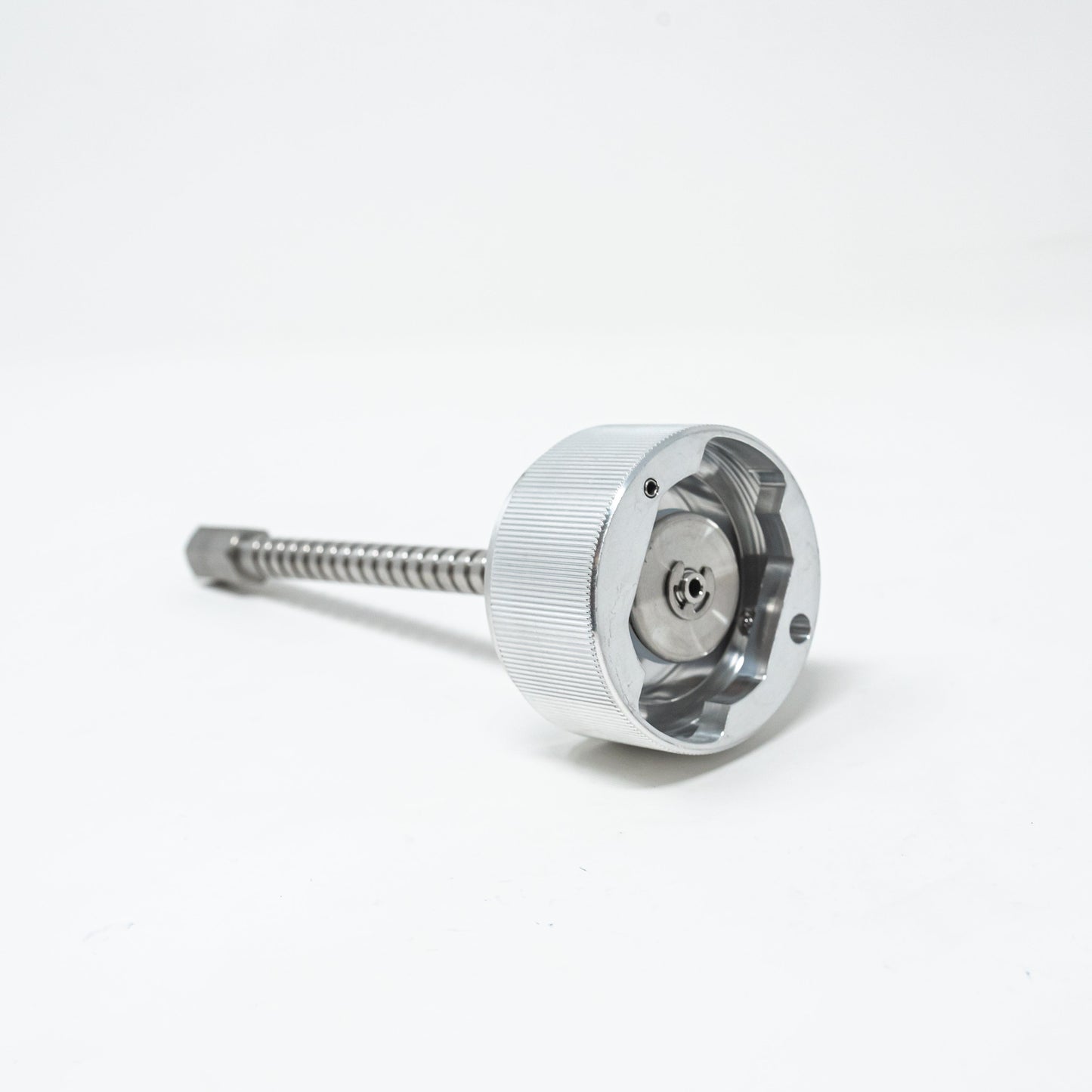 Adjustable Solid Load Cartridge Cap.  Fits 12 and 25 gram-size Universal sample load cartridges.  Includes one loading rod. 