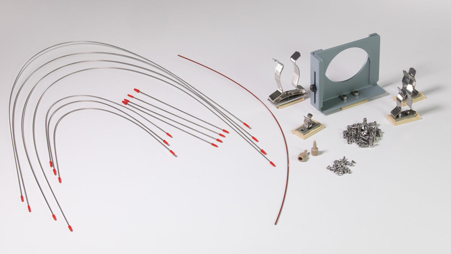 Accessory package for ACCQPrep Column Select Valve.  Includes column mounts, stainless steel tubing, PEEK tubing, nuts and ferrules.