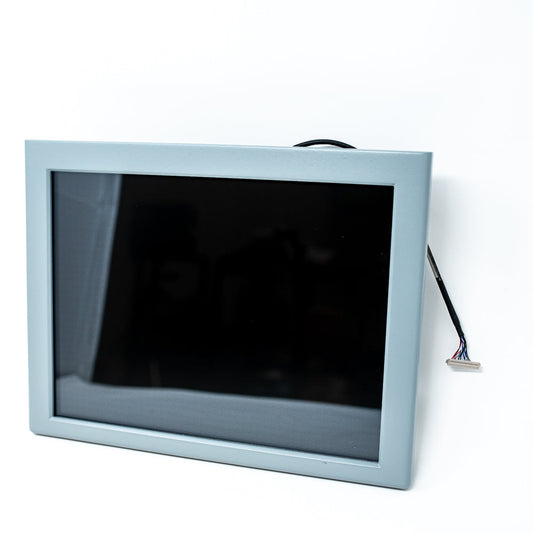 Touchscreen display, mount, mounting bracket, screws, washers