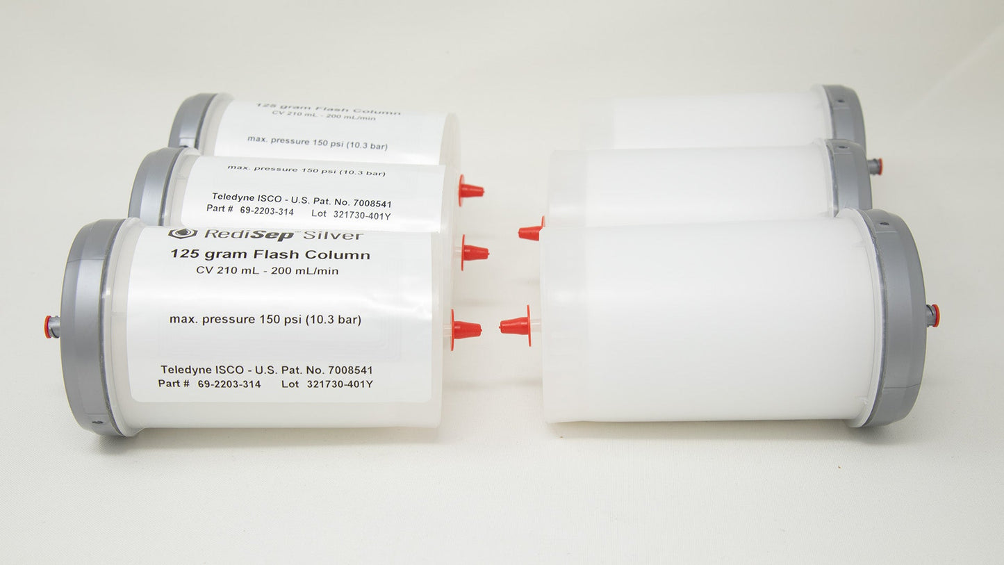 Plastic columns with connectors on both ends