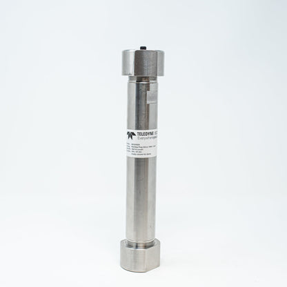 Stainless steel column with connectors on both ends