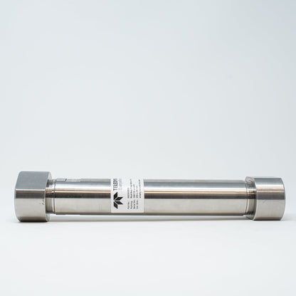 Stainless steel column with connectors on both ends