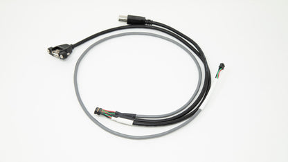 Cable with connectors.