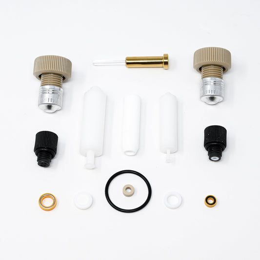 Set of items included in preventive maintenance kit.